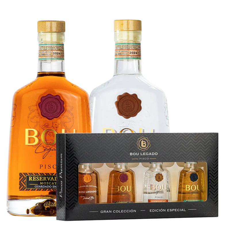 Pack Pisco 40 + Miniaturas Bou