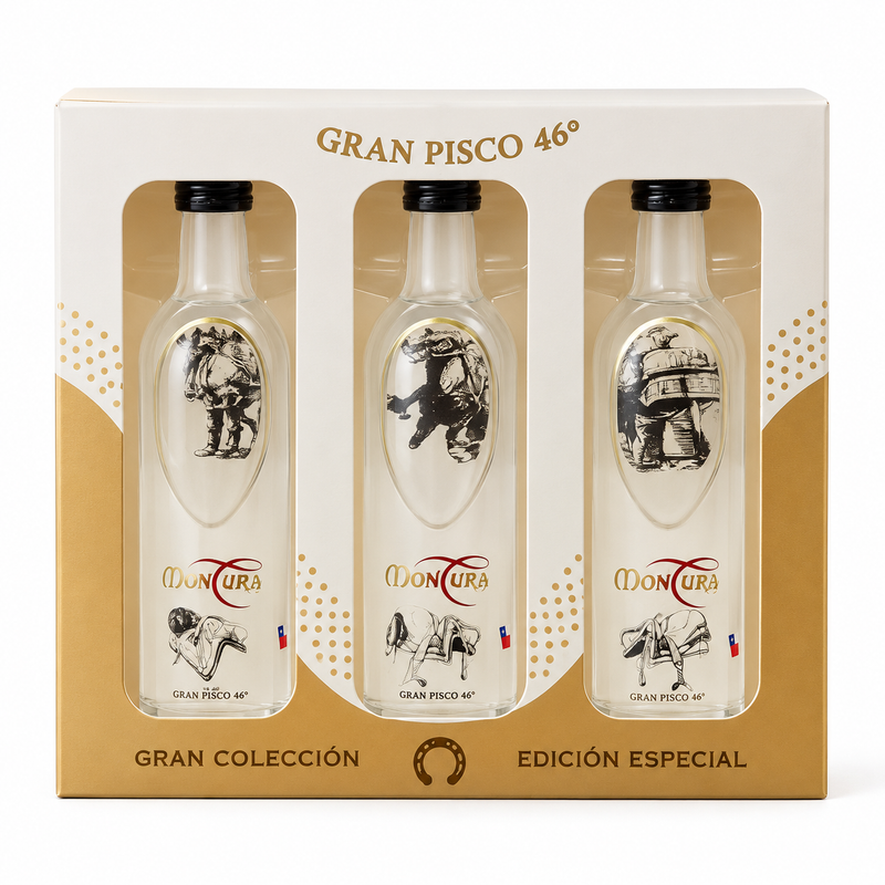Pack Trilogía Gran Pisco Montura 46 50ml