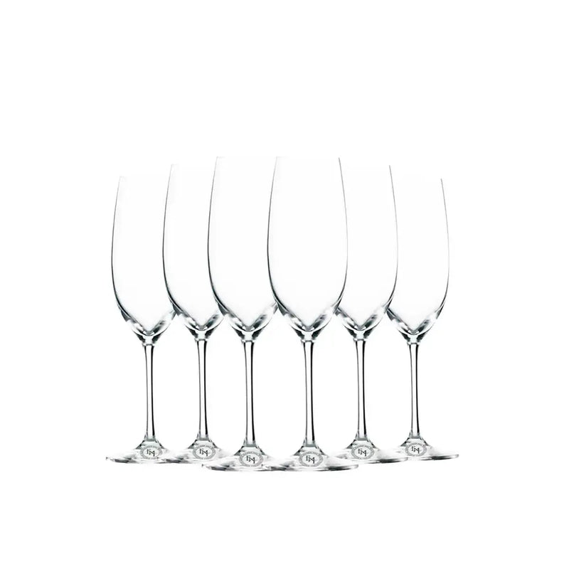 Pack 6 Copas de Cristal para Espumante Bou Legado 375 ml