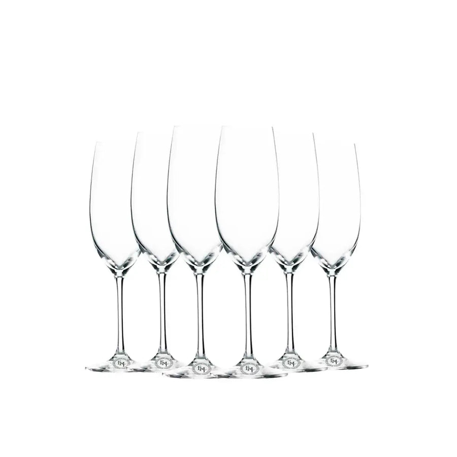 Pack 6 Copas de Cristal para Espumante Bou Legado 375 ml