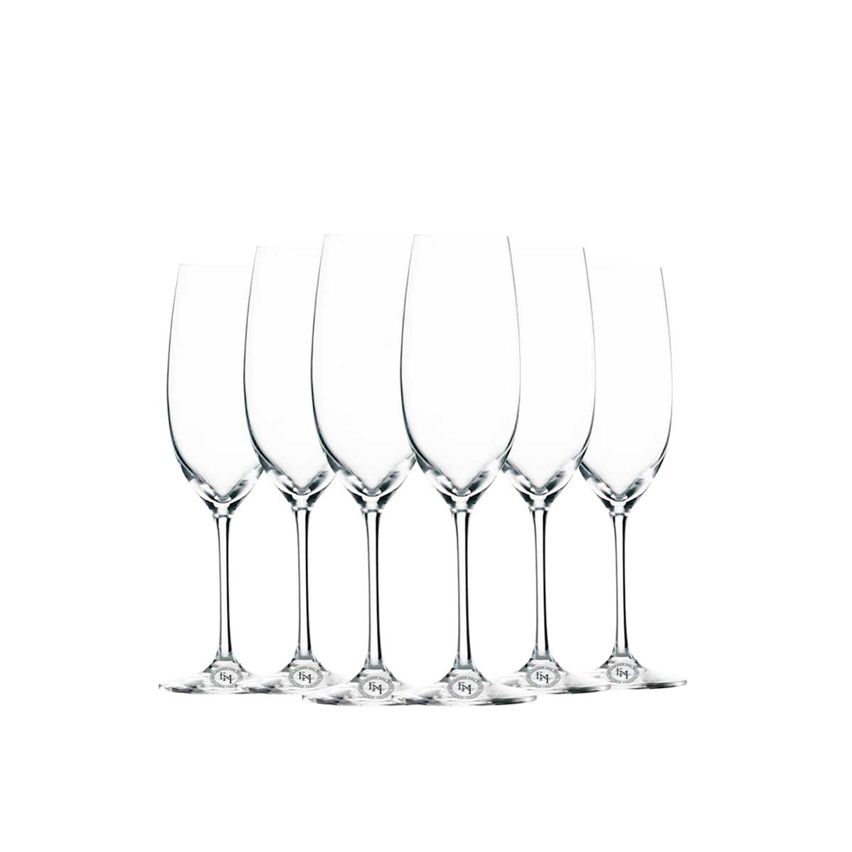 Pack 6 Copas de Cristal para Espumante Bou Legado 375 ml