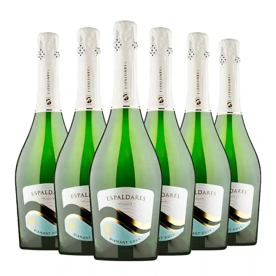 Caja x 6 Espumantes Espaldares Diamant Doux Chardonnay