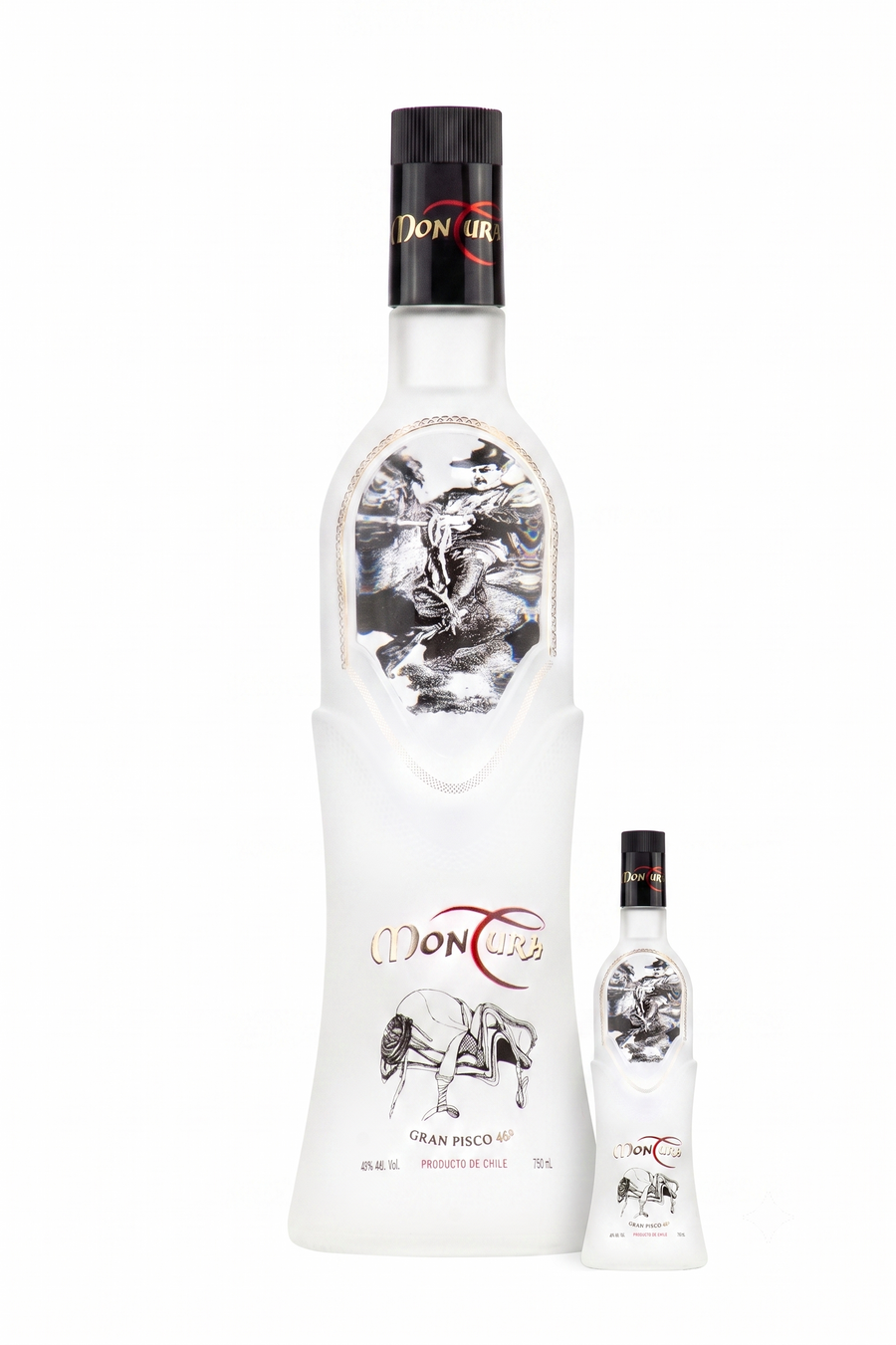 Gran Pisco Montura 46° Rampante Edición Limitada 750 ml + Miniatura de Regalo