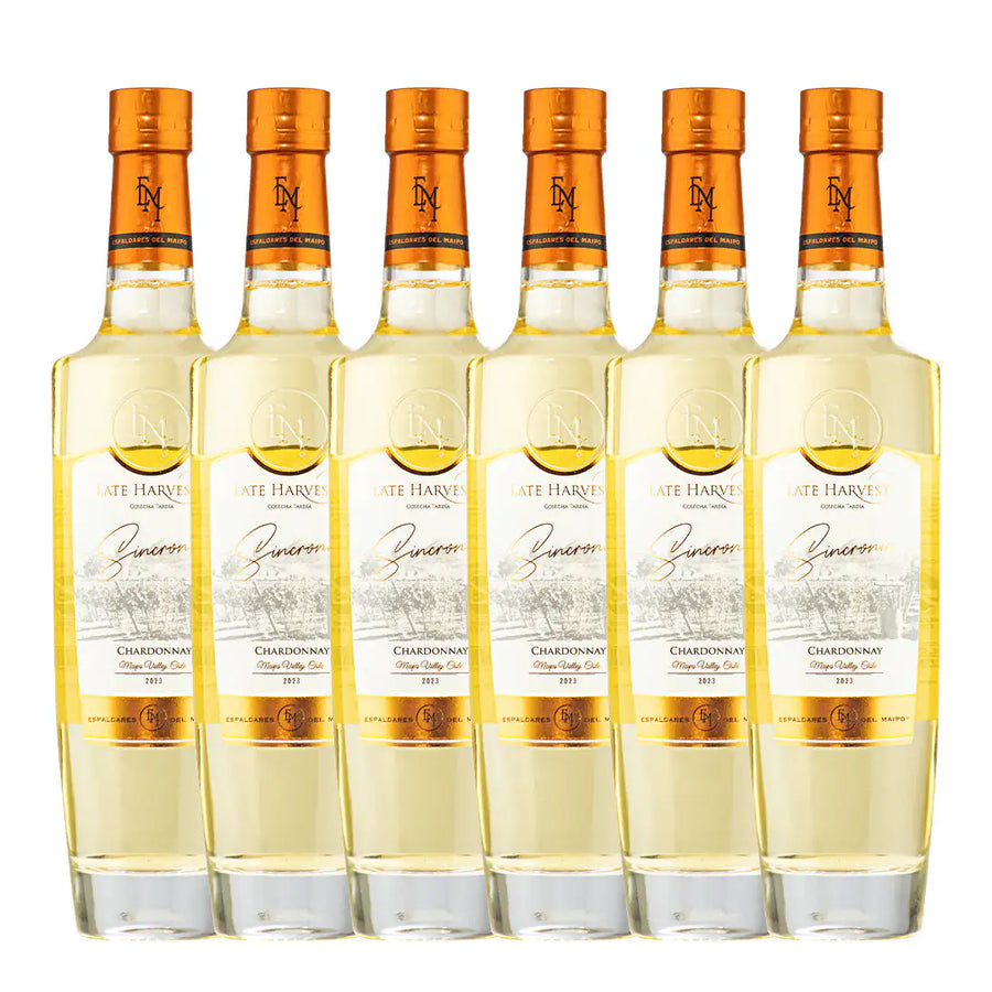 Caja x 6 Vinos Late Harvest Chardonnay