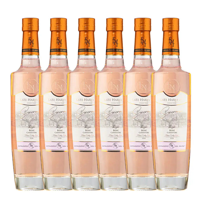 Caja x 6 Vinos Late Harvest Rosé de Carmenere