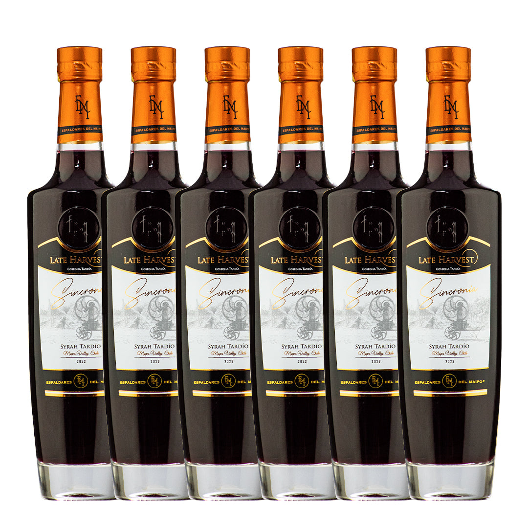 Cja x 6 Vinos Late Harvest Syrah Tardío
