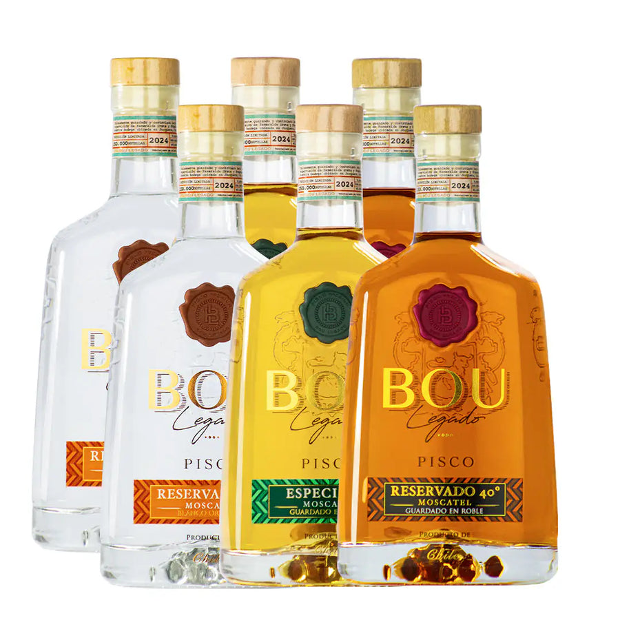 Caja x 6 Mix Pisco Bou Legado