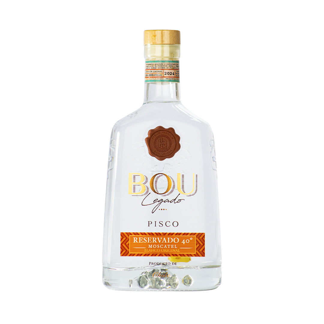 Pack Pisco Bou Legado Roble 40º + Pisco Bou Legado Blanco 40º