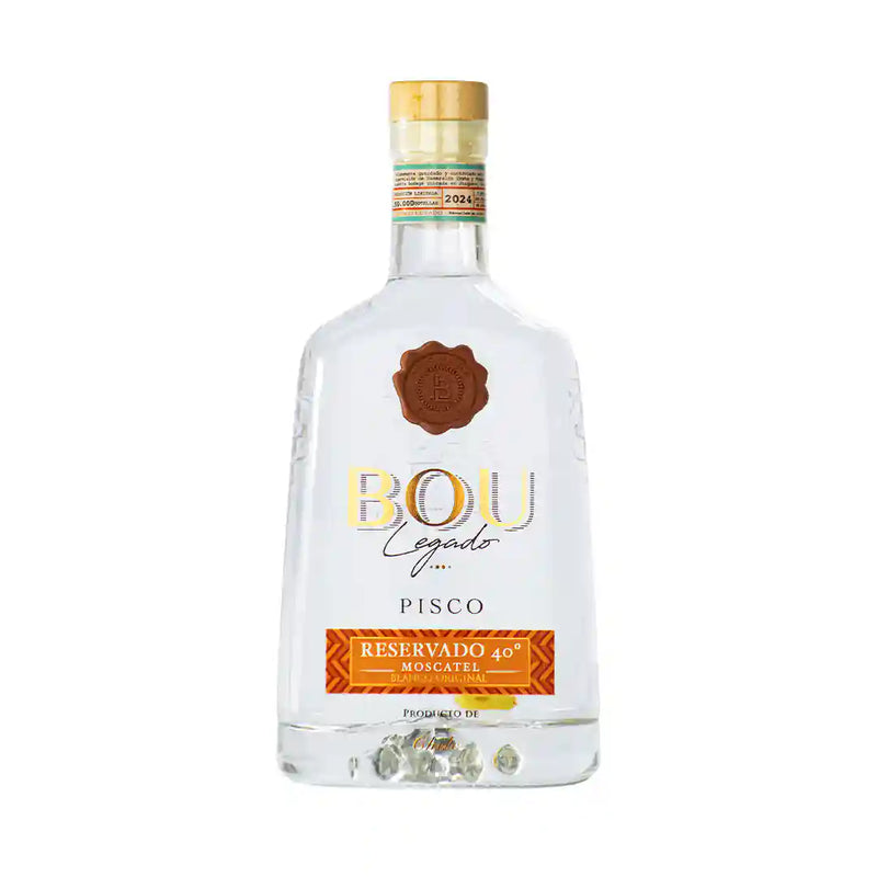Pack Pisco Bou Legado Roble 40º + Pisco Bou Legado Blanco 40º