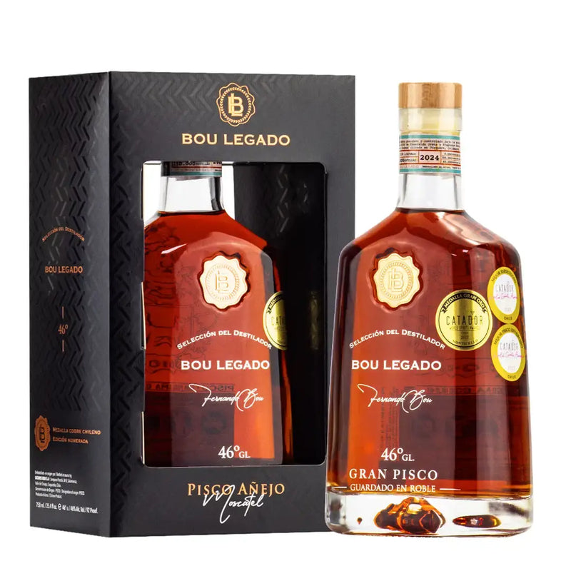 Gran Pisco Bou Legado Selección del Destilador 46° Premium Bou Legado