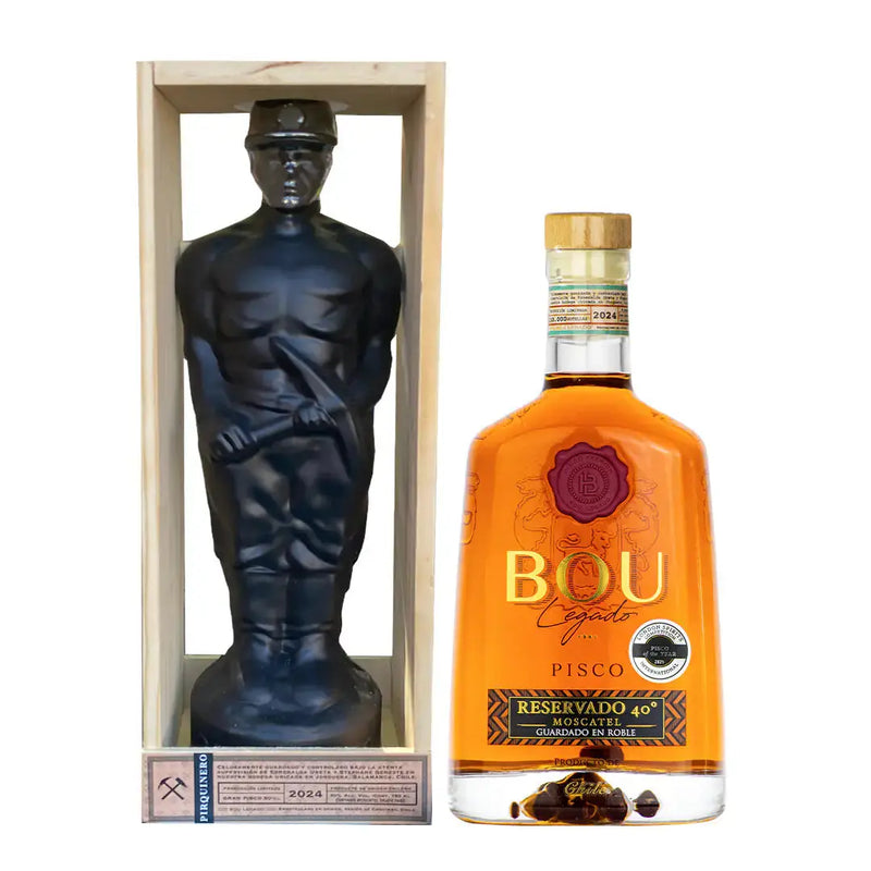 Piscos Premiados Catador 2024 Pisco Reservado 40º Roble + Pirquinero 50°