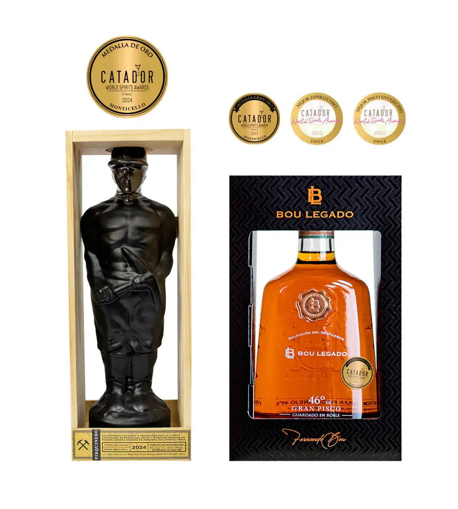 Pack Gran Pisco Bou Legado 46° y 50°