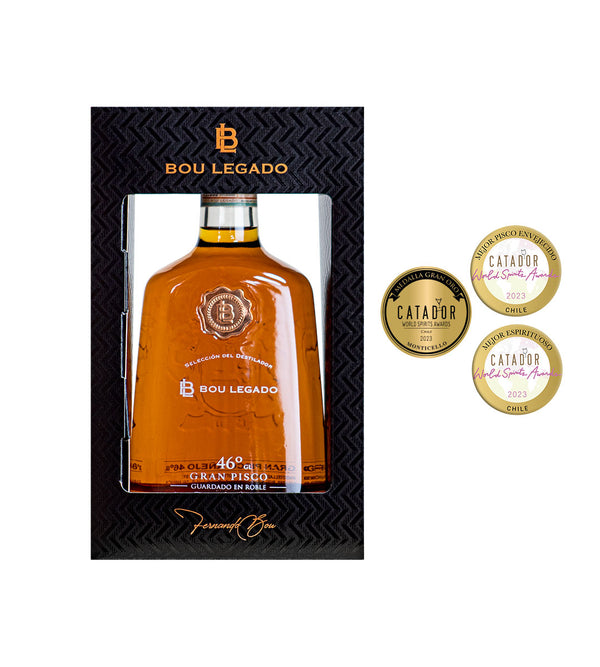 Gran Pisco Bou Legado Selección del Destilador 46° Premium