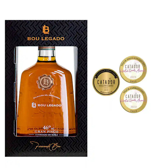 Gran Pisco Bou Legado Selección del Destilador 46° Premium
