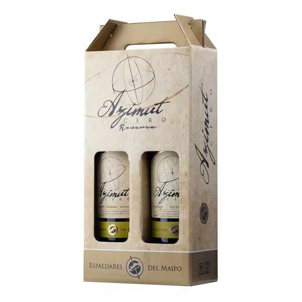Pack Vino Azimut Cero x 2 Botellas 750 cc
