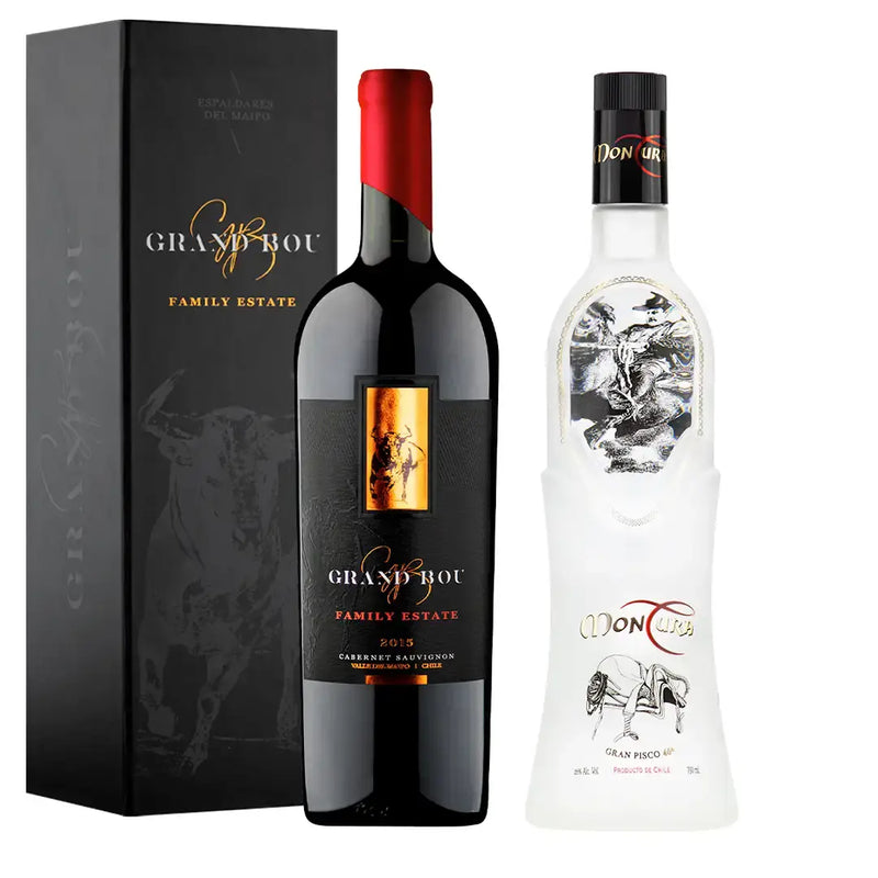 Gran Pisco Montura + 1 Vino Gran Reserva Grand Bou Vino Bou Online