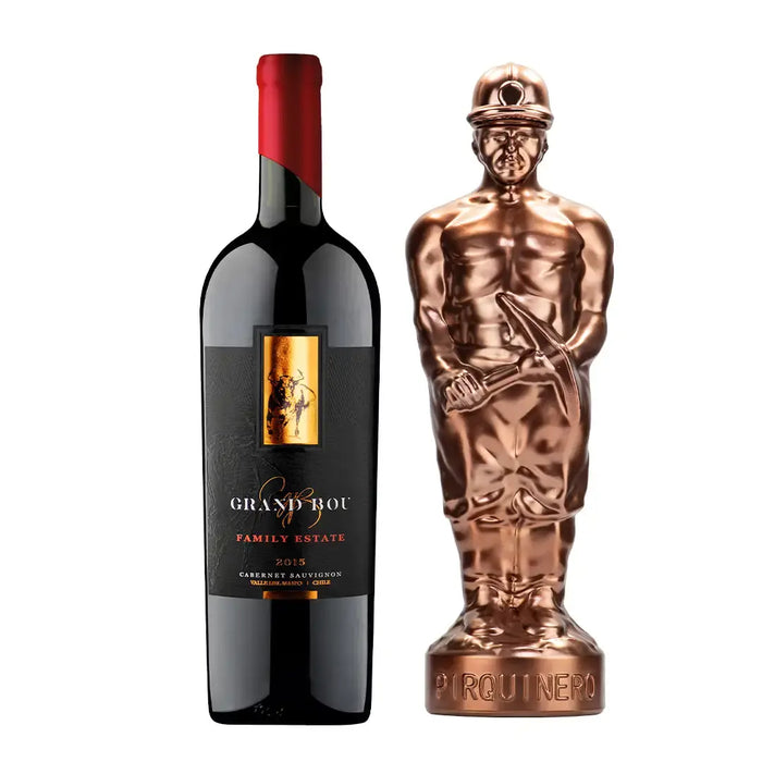 Vino Gran Reserva Grand Bou + Gran Pisco Pirquinero Cobre Bou Online