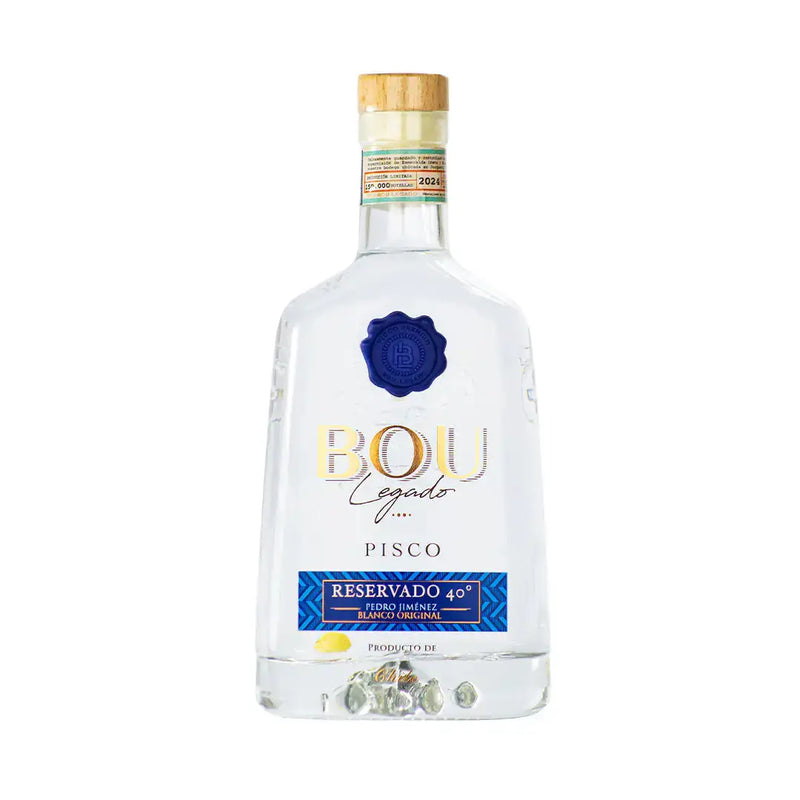 Pisco Bou Legado Blanco 40° Pedro Jiménez Reservado