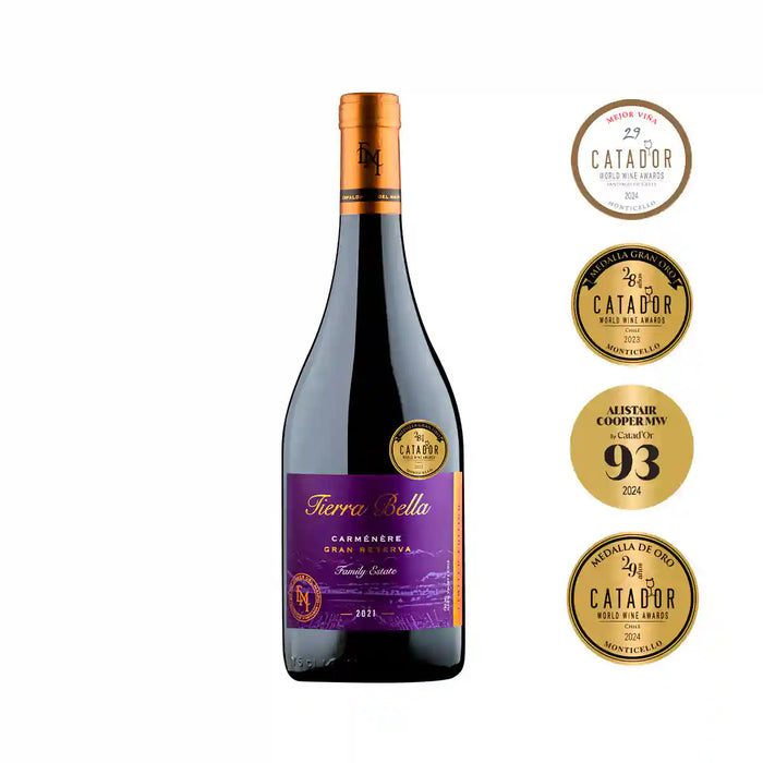 Vino Gran Reserva Tierra Bella Carmenere Family Estate