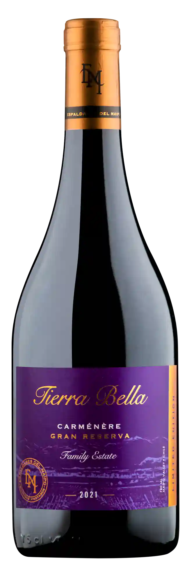 Vino Gran Reserva Tierra Bella Carmenere Family Estate